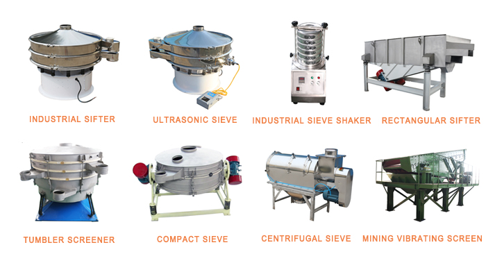 types of industrial sieve